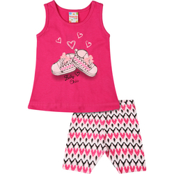 Conjunto Infantil Brandili Regata e Bermuda Estampados