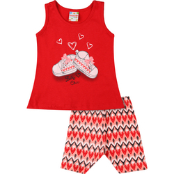 Conjunto Infantil Brandili Regata e Bermuda Estampados