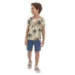 Conjunto Infantil Camiseta E Bermuda Menino Quimby