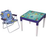 Conjunto Infantil Mesa e Cadeira Atlantis Maremoto - Mor