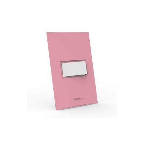 Conjunto Interruptor Paralelo - Beleze Rosa Pastel Enerbras