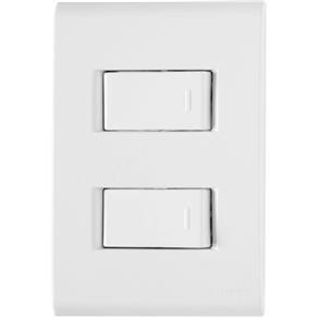Conjunto Interruptor Simples + Paral. 10A-250 - Branco