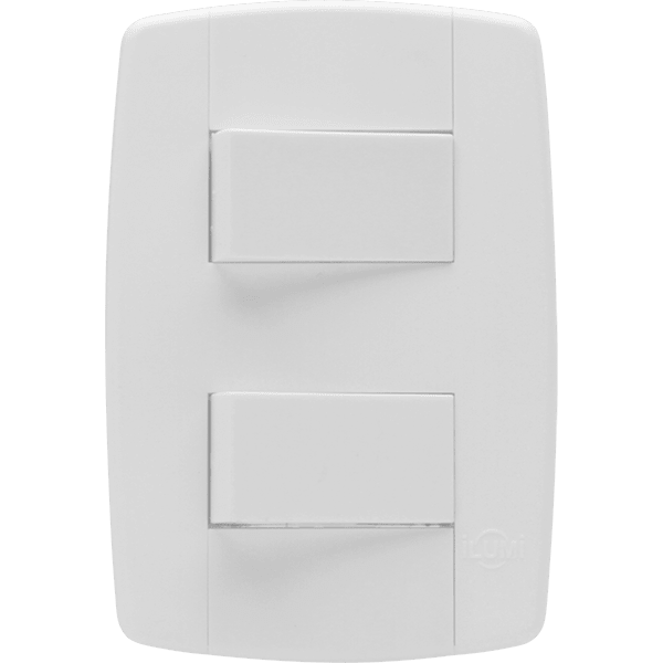 Conjunto 2 Interruptores Simples - Ilumi Lev - 8718