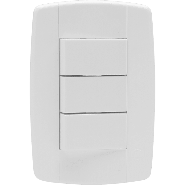 Conjunto 3 Interruptores Simples - Ilumi Lev - 8719
