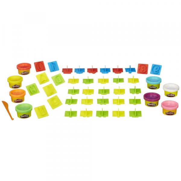 Conjunto Letras e Números - Play-Doh - Hasbro