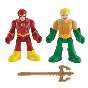 Conjunto Liga da Justiça Mattel Aquaman e Flash