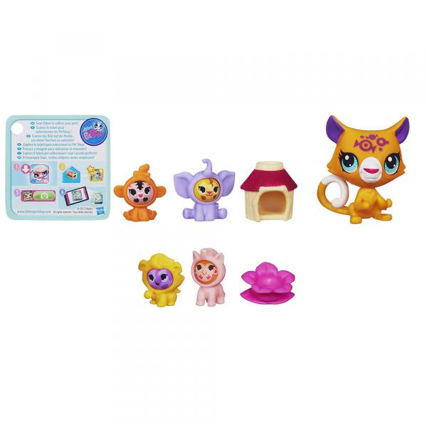 Conjunto Littlest Pet Shop e Amigos - Sweet Safari- Hasbro