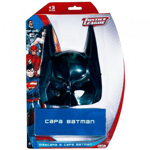 Conjunto Mascara com Capa do Batman Liga da Justiça - Rosita