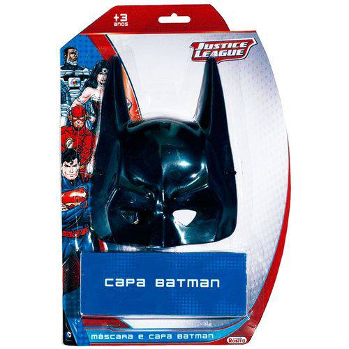 Conjunto Máscara e Capa Batman Liga da Justiça - Rosita
