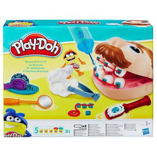Conjunto Massa de Modelar Play Doh Dentista Hasbro