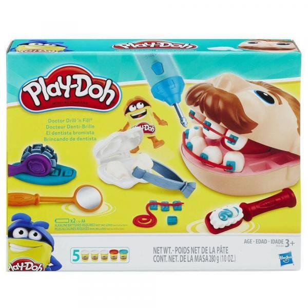 Conjunto Massa de Modelar - Play-Doh - Dentista - - Hasbro