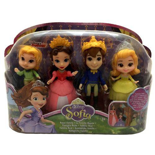 Tudo sobre 'Conjunto Mini Bonecos Família Princesa Sofia Disney - Sunny'