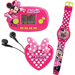 Conjunto Mini Game + Rádio FM + Relógio Minnie Candide