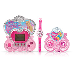 Conjunto Minigame + Rádio FM + Relógio Barbie - Candide