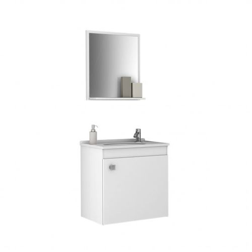 Conjunto para Banheiro Siena Branco – Bechara Móveis