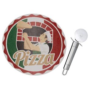 Conjunto para Corte de Pizza Euro VDR7885PZ Pizzaiolo - 2 Peças