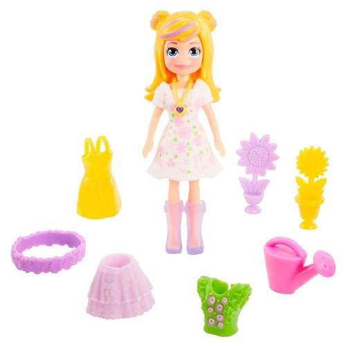 Conjunto Pequeno Polly Fashion Floral - Mattel