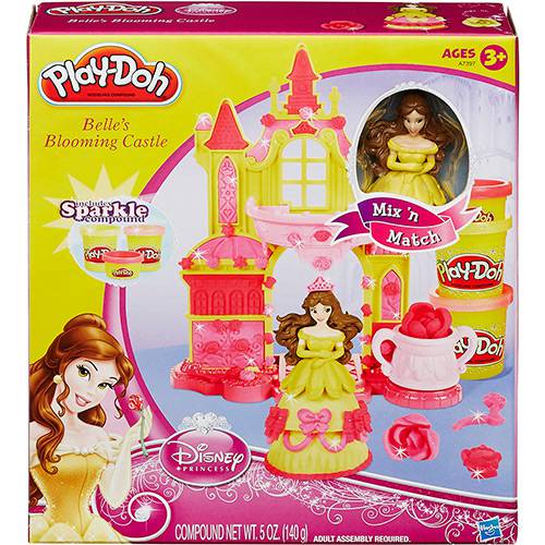 Tamanhos, Medidas e Dimensões do produto Conjunto Play-Doh Castelo Bela - Hasbro