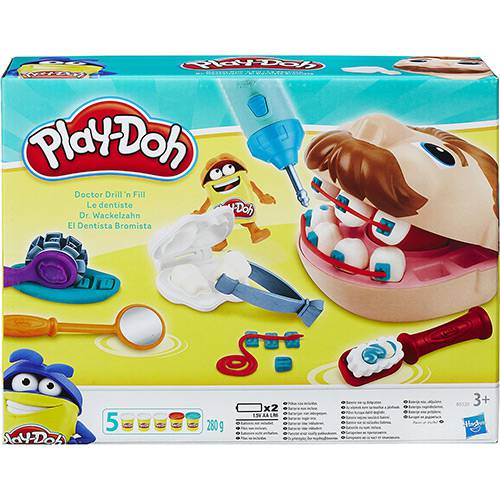Tamanhos, Medidas e Dimensões do produto Conjunto Play-Doh Dentista - Hasbro