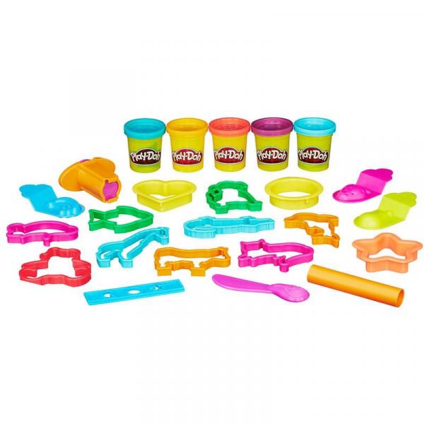 Conjunto Play-doh Embalagem Especial com 20 Peças Hasbro Multicolorido