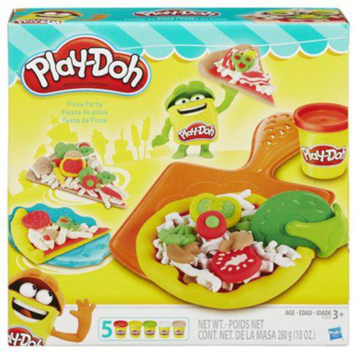 Tamanhos, Medidas e Dimensões do produto Conjunto Play-Doh Festa da Pizza - Hasbro