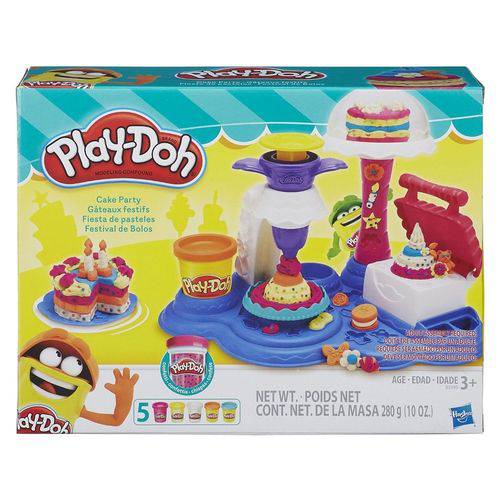 Tamanhos, Medidas e Dimensões do produto Conjunto Play-Doh Festa de Bolos - Hasbro