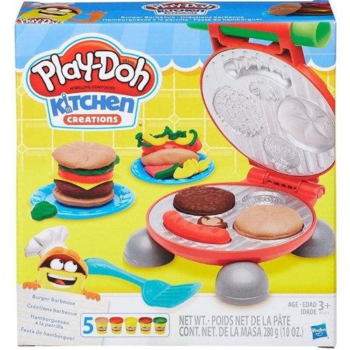 Conjunto Play-Doh Festa do Hamburguer B5521-Hasbro