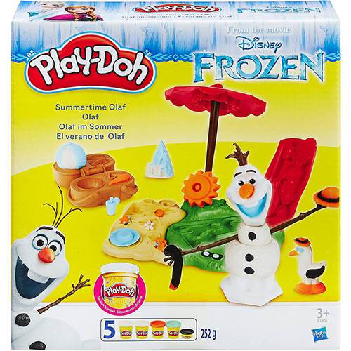 Tamanhos, Medidas e Dimensões do produto Conjunto Play-Doh Frozen Verão do Olaf - Hasbro