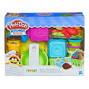 Tudo sobre 'Conjunto Play-Doh Hasbro Kitchen Creations - Diversão no Supermercado'