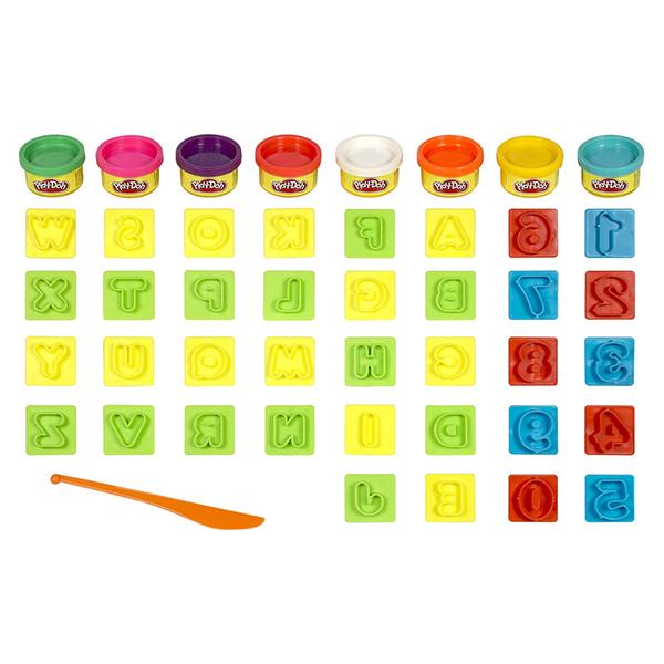 Conjunto Play-Doh Letras e Números 21018 - Hasbro - Hasbro