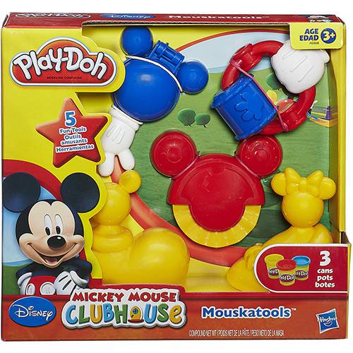 Conjunto Play-Doh Molde Mickey Mouse Club - Hasbro