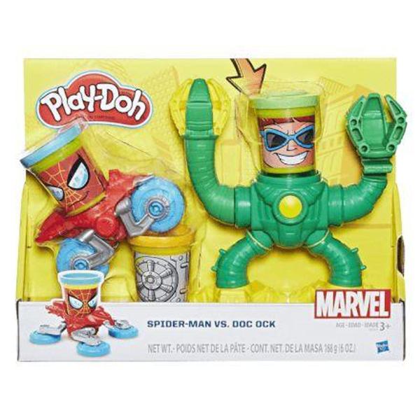 Conjunto PlayDoh Spiderman Vs Dr Octopus Hasbro - B9364