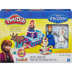 Conjunto Playdoh Trenó Frozen - Hasbro
