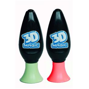 Conjunto 2 Refis - 3D Maker - 3D Magic - Vermelho e Verde - DTC