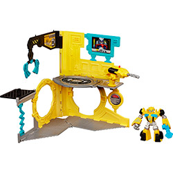 Conjunto Robô Transformers Rescue Bots Construção Bumblebee Hasbro