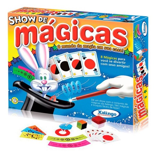 Conjunto Show de Mágicas com 8 Mágicas Xalingo AZUL