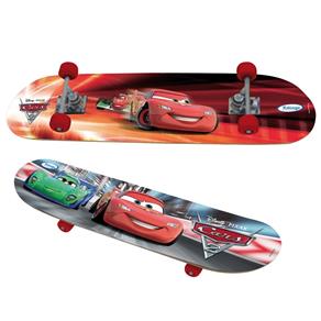 Conjunto Skate Carros Pixar Disney com Lixa e Acessórios Xalingo