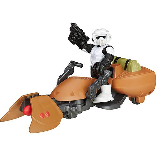 Tudo sobre 'Conjunto Star Wars com Figura Scout Trooper e Speeder Bike - Hasbro'