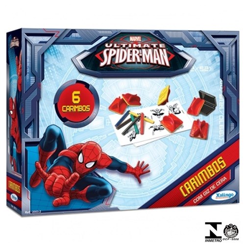 Conjuntos de Carimbos Ultimate Spider Man 20032 Xalingo