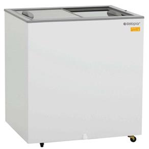 Conservador e Refrigerador Horizontal GHDE-220L com Tampa de Vidro Deslizante - 110V