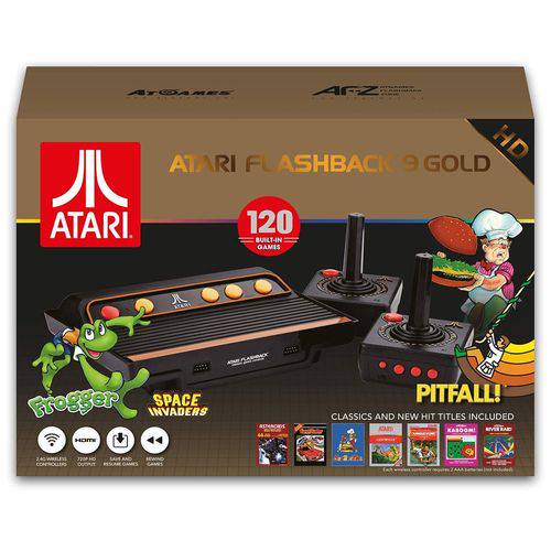 Tudo sobre 'Console Atari Flashaback 9 Gold Edition Ar3650'