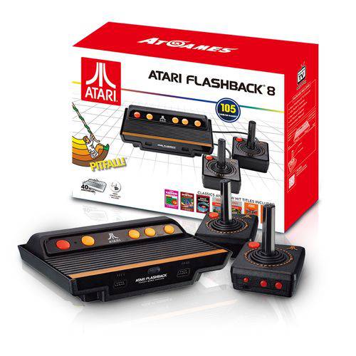 Console Atari Flashback 8 Classic Game com 105 Jogos Atari