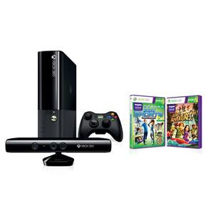 Console Microsoft Xbox 360 4GB Edição Especial + Kinect + Controle Wireless + 2 Jogos - Xbox 360