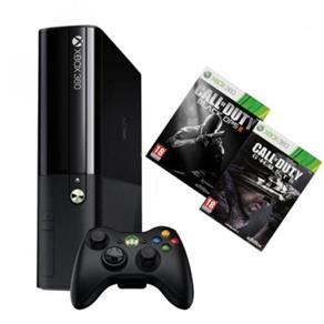 Console Microsoft Xbox 360 500Gb + Call Of Duty Ghosts + Call Of Duty Black Ops Ii