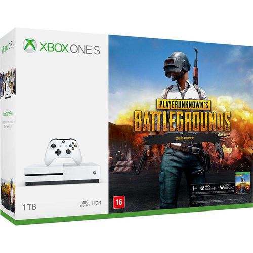 Console Microsoft Xbox One S 1 Tb + Playerunknown's Battlegrounds