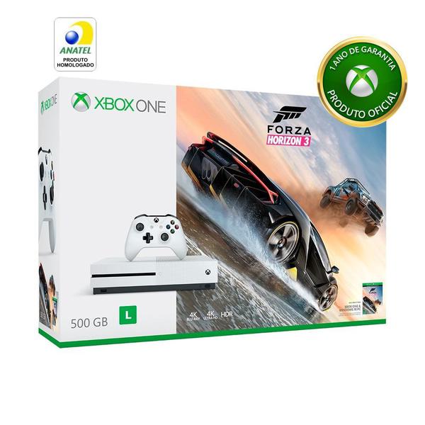 Console Microsoft Xbox One S 500 Gb - Forza Horizon 3