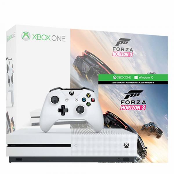 Console Microsoft Xbox One S 500 Gb - Forza Horizon 3 - Microsoft