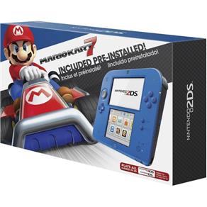 Console Nintendo 2DS Azul + Jogo Mario Kart 7 - Nintendo