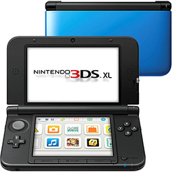 Console Nintendo 3DS XL Preto/Azul