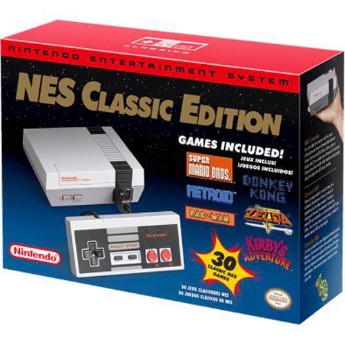 Console Nintendo Nes Classic Edition + 30 Jogos na Memória